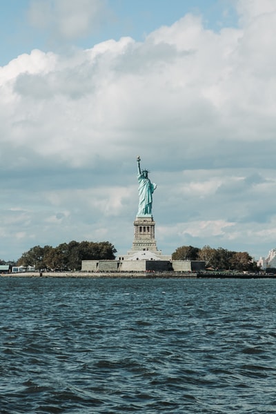 The statue of liberty in New York
